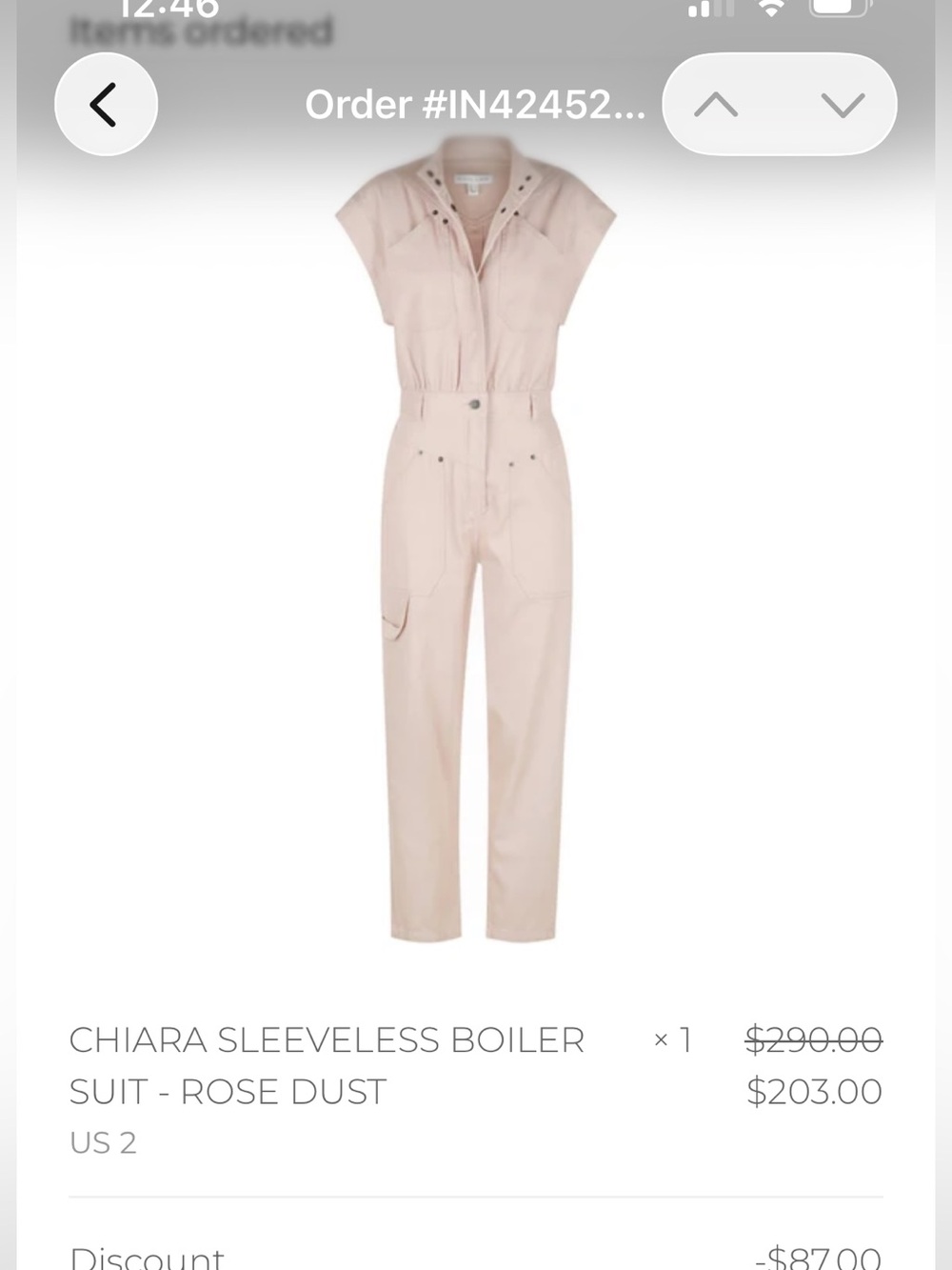 Shona Joy Chiara Sleeveless Boiler Suit — Rose Dust